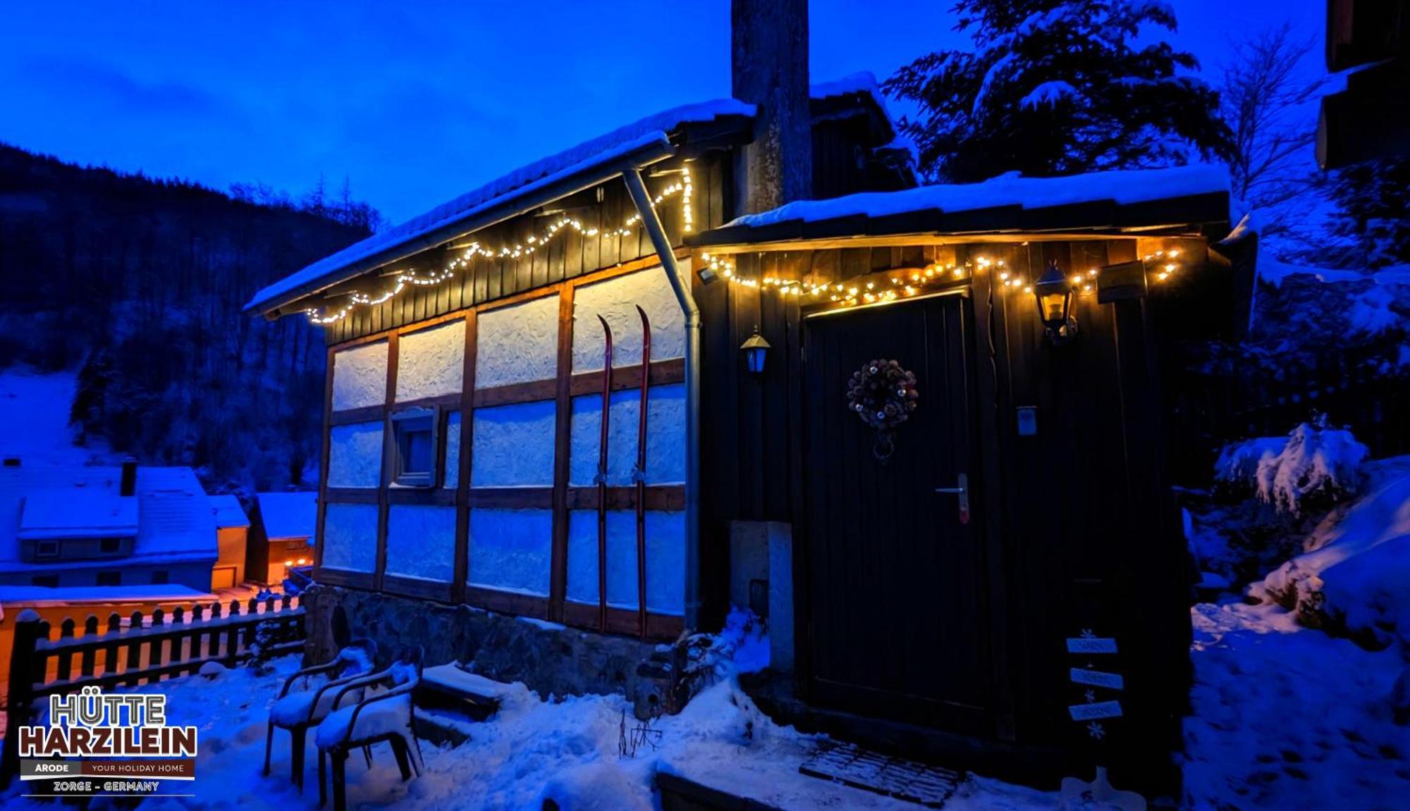 Arode Huette Harzilein - Romantic Tiny House On The Edge Of The Forest Цорге Экстерьер фото