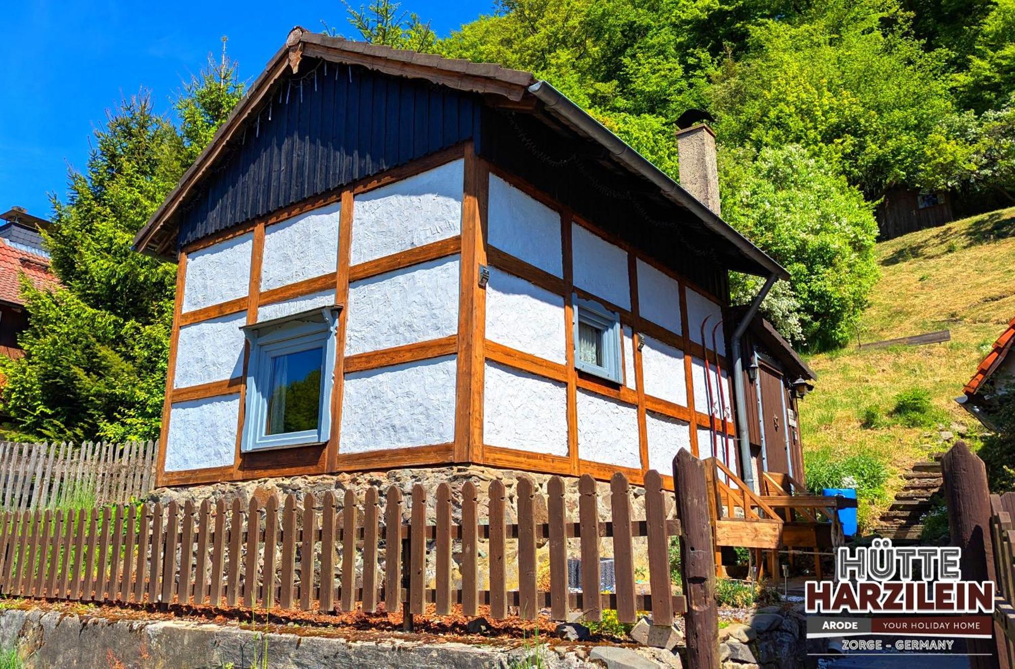 Arode Huette Harzilein - Romantic Tiny House On The Edge Of The Forest Цорге Экстерьер фото